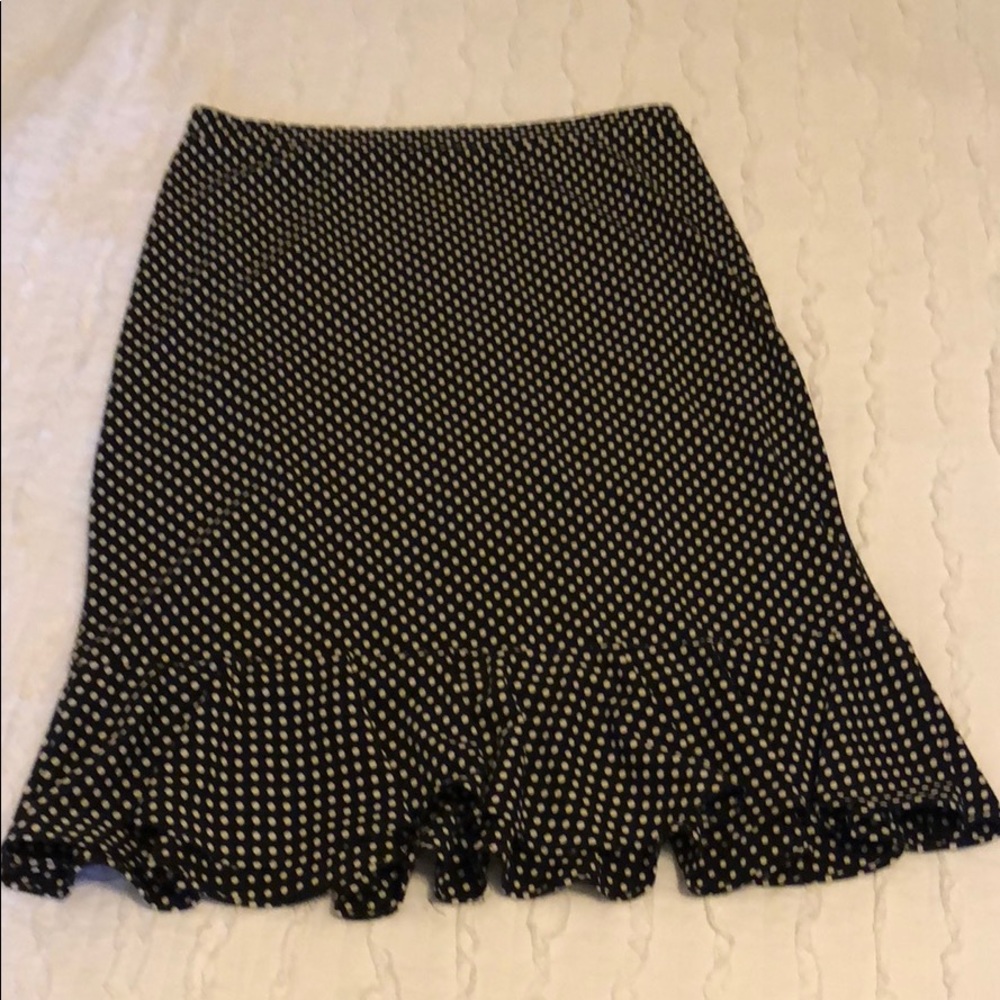 MICHAEL KORS ruffle hem pencil skirt
